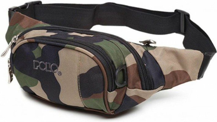 Polo Simple Ανδρικό Τσαντάκι Μέσης Χακί 9-08-098-2900