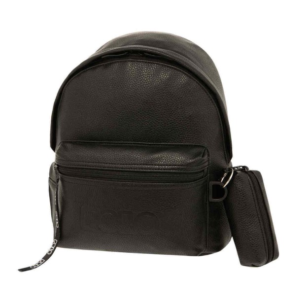 Polo Mini Gecko Σχολική Τσάντα Πλάτης Νηπιαγωγείου σε Μαύρο χρώμα 8lt 9-07-037-2001