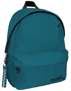 Must Monochrome με 1 Κεντρική Θήκη Σχολική Τσάντα Πλάτης Γυμνασίου - Λυκείου σε Κόκκινο χρώμα 22lt 000584962