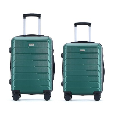 Lavor Βαλίτσες Ταξιδιού Σκληρές Πράσινο Μικρό-Μεσαίο με 4 Ρόδες Σετ 2τμχ 1-601