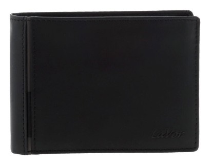 Lavor Δερμάτινο Ανδρικό Πορτοφόλι με RFID Μαύρο 1-6049