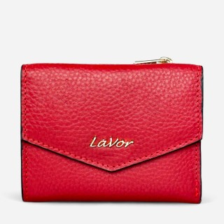 Lavor Μικρό Δερμάτινο Γυναικείο Πορτοφόλι με RFID Κόκκινο 1-6082