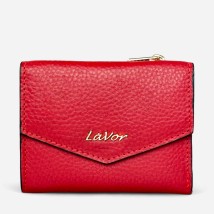 Lavor 1-6082 Μικρό Δερμάτινο Γυναικείο Πορτοφόλι με RFID Κόκκινο