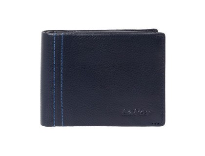 Lavor Δερμάτινο Ανδρικό Πορτοφόλι με RFID Μπλε 1-3811
