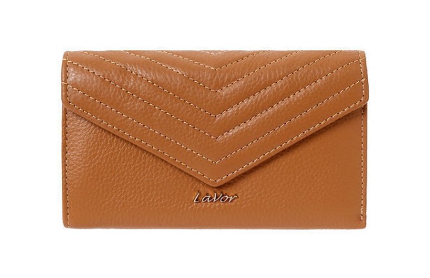 Lavor 1-6072 Μεγάλο Δερμάτινο Γυναικείο Πορτοφόλι με RFID Ταμπά