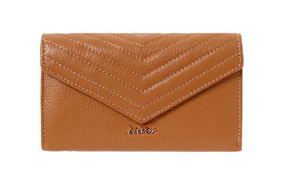 Lavor 1-6072 Μεγάλο Δερμάτινο Γυναικείο Πορτοφόλι με RFID Ταμπά