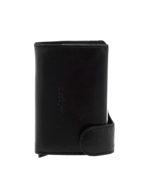 Lavor 1-6061 Δερμάτινο Ανδρικό Πορτοφόλι Καρτών με RFID Μαύρο
