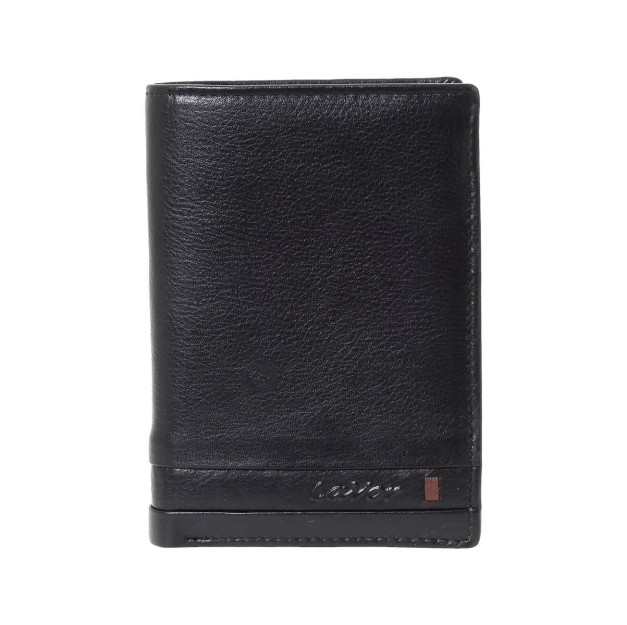 Lavor Δερμάτινο Ανδρικό Πορτοφόλι με RFID Μαύρο 1-3820