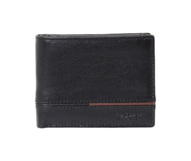 Lavor Δερμάτινο Ανδρικό Πορτοφόλι με RFID Μαύρο 1-3809
