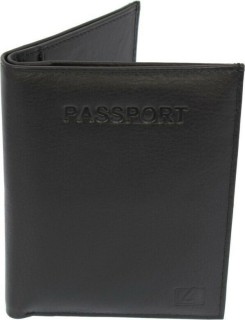 Lavor 1-3311 Δερμάτινη Θήκη Διαβατηρίου/ Εγγράφων Ταξιδίου Μαύρη