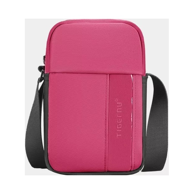 Tigernu T-L8135 Ανδρική Τσάντα Ώμου / Χιαστί σε Ροζ χρώμα