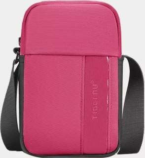 Tigernu T-L8135 Ανδρική Τσάντα Ώμου / Χιαστί σε Ροζ χρώμα