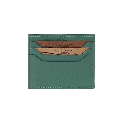 Lavor 1-6070 Δερμάτινο Γυναικείο Πορτοφόλι Καρτών με RFID Πράσινο