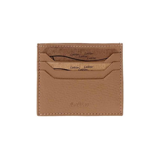 Lavor 1-6070 Δερμάτινο Γυναικείο Πορτοφόλι Καρτών με RFID Nude