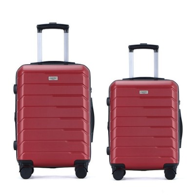 Lavor Βαλίτσες Ταξιδιού Σκληρές Κόκκινο Μεσαίο-Μεγάλο με 4 Ρόδες Σετ 2τμχ 1-601