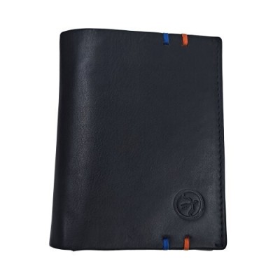 Daston Δερμάτινο Ανδρικό Πορτοφόλι Μαύρο 054