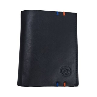 Daston Δερμάτινο Ανδρικό Πορτοφόλι Μαύρο 054