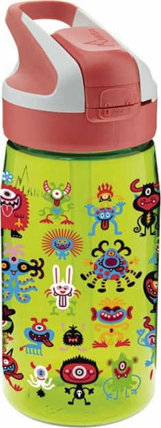 Laken Πλαστικό Παγούρι με Καλαμάκι Pekemonsters LTNSPE 450ml