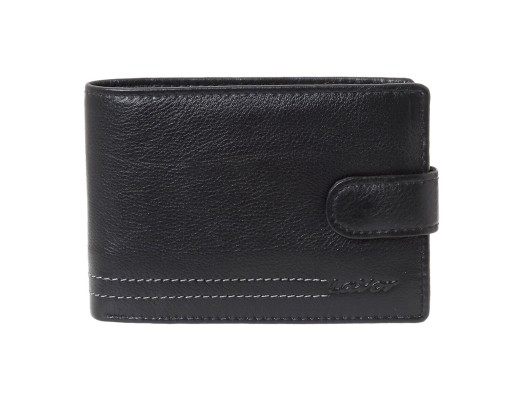 Lavor Δερμάτινο Ανδρικό Πορτοφόλι με RFID Μαύρο 1-3822