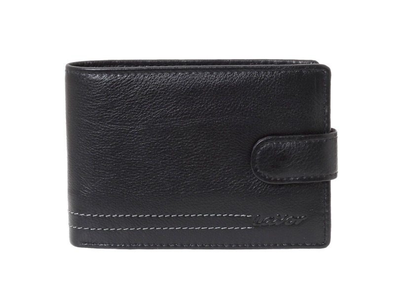 Lavor Δερμάτινο Ανδρικό Πορτοφόλι με RFID Μαύρο 1-3822