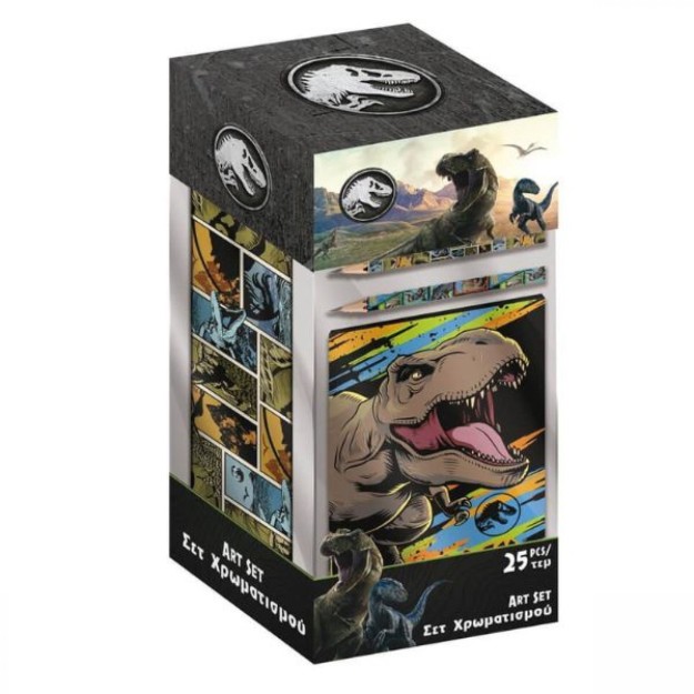 Jurassic Park Σετ Ζωγραφικής 25τμχ