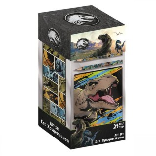 Jurassic Park Σετ Ζωγραφικής 25τμχ