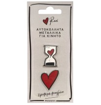 Χάρτινη Πόλη Ρενέ Διακοσμητικό Αυτοκόλλητο για Κινητά Κόκκινο HP.ST.C.0001