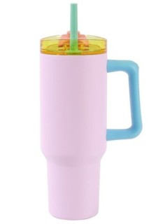 I-drink Κούπα Θερμός Ταξιδίου 1200ml Pink Id0249