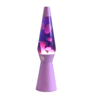 I-Total Διακοσμητικό Φωτιστικό Lava Lamp Μωβ XL2940