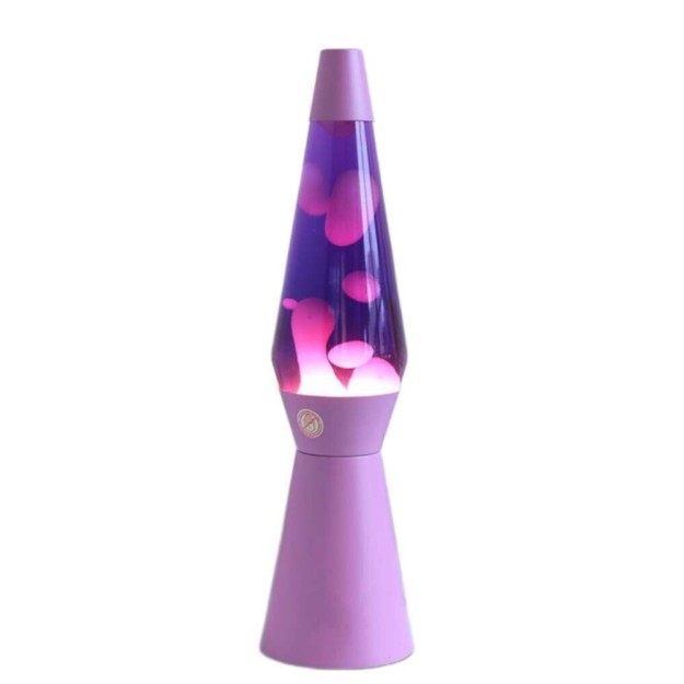 I-Total Διακοσμητικό Φωτιστικό Lava Lamp Μωβ XL2940
