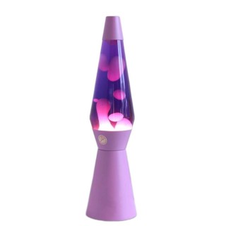I-Total Διακοσμητικό Φωτιστικό Lava Lamp Μωβ XL2940