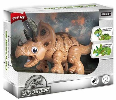 Ηλεκτρονικό Ρομποτικό Παιχνίδι Τρικεράτοπας για 3+ Ετών 661-20D