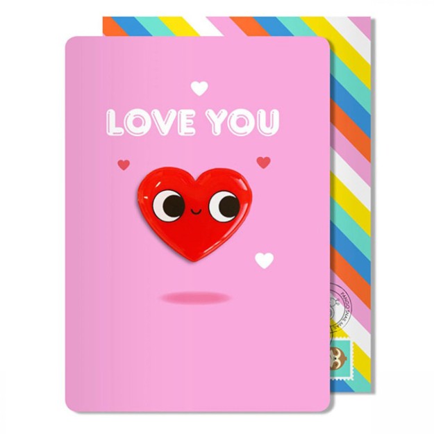 Yolo Ευχετήρια Κάρτα Καρδιά με μαγνητάκι 30102