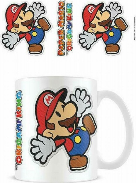 Pyramid International Paper Mario - Sticker Κούπα Κεραμική Λευκή 315ml MG26046
