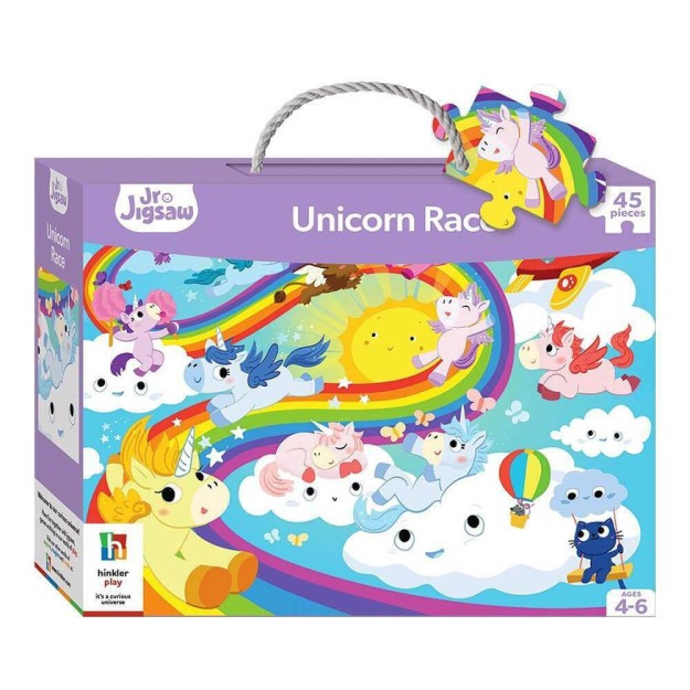 Παιδικό Puzzle Unicorn Race 45pcs για 4+ Ετών 9781488907142 Hinkler