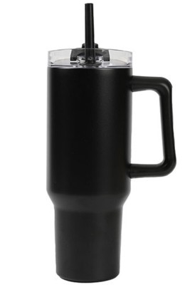 I-Total Κούπα Θερμός Ανοξείδωτο 1.2lt Black ID0258