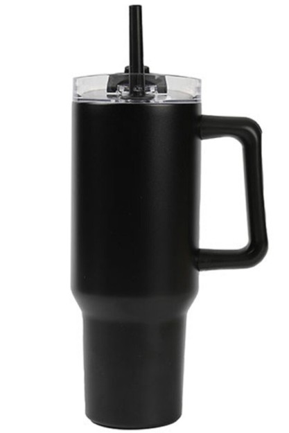 I-Total Κούπα Θερμός Ανοξείδωτο 1.2lt Black ID0258