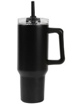 I-Total Κούπα Θερμός Ανοξείδωτο 1.2lt Black ID0258