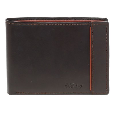 Lavor 1-5114 Δερμάτινο Ανδρικό Πορτοφόλι με RFID Καφέ