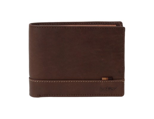 Lavor Δερμάτινο Ανδρικό Πορτοφόλι Καρτών με RFID Καφέ 1-6064