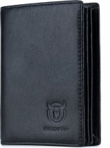 Bull Captain QB-027 Δερμάτινο Ανδρικό Πορτοφόλι με RFID Μαύρο