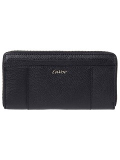 Lavor 1-6077 Μεγάλο Δερμάτινο Γυναικείο Πορτοφόλι Καρτών με RFID Μαύρο