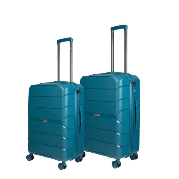 Cardinal Βαλίτσες Ταξιδιού Σκληρές Πετρόλ με 4 Ρόδες 2016/50/60