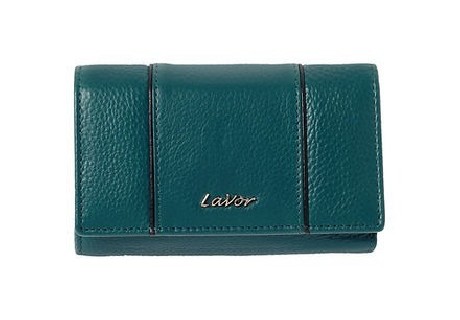 Lavor 1-6075 Δερμάτινο Γυναικείο Πορτοφόλι Cyan