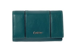 Lavor 1-6075 Μικρό Δερμάτινο Γυναικείο Πορτοφόλι με RFID Πετρόλ