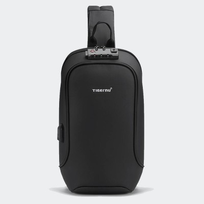 Tigernu Ανδρική Τσάντα Ώμου / Χιαστί Μαύρη T-S8102