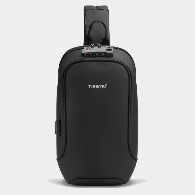 Tigernu Ανδρική Τσάντα Ώμου / Χιαστί Μαύρη T-S8102