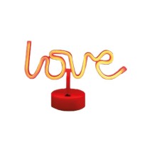 Φωτιστικό Neon Love Βάση 4 Χρώματα Βαλεντίνος Διαστάσεις 33cm