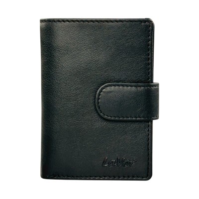Lavor 1-5953 Δερμάτινο Ανδρικό Πορτοφόλι-Καρτοθήκη με RFID Μαύρο