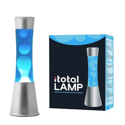 I-Total Διακοσμητικό Φωτιστικό Lava Lamp σε Μπλε Χρώμα XL1791